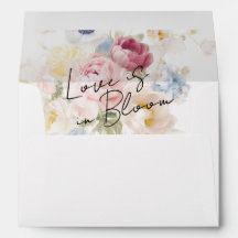 2 Elegant Painted Blush Pink Floral Bridal Shower