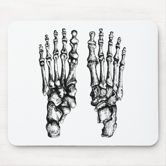 2 Feet Up Mouse Pad (Front)