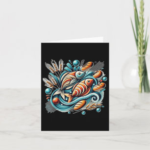 2 Fish, 5 Loaves, 5000 - A Miracle Against All Odd Card