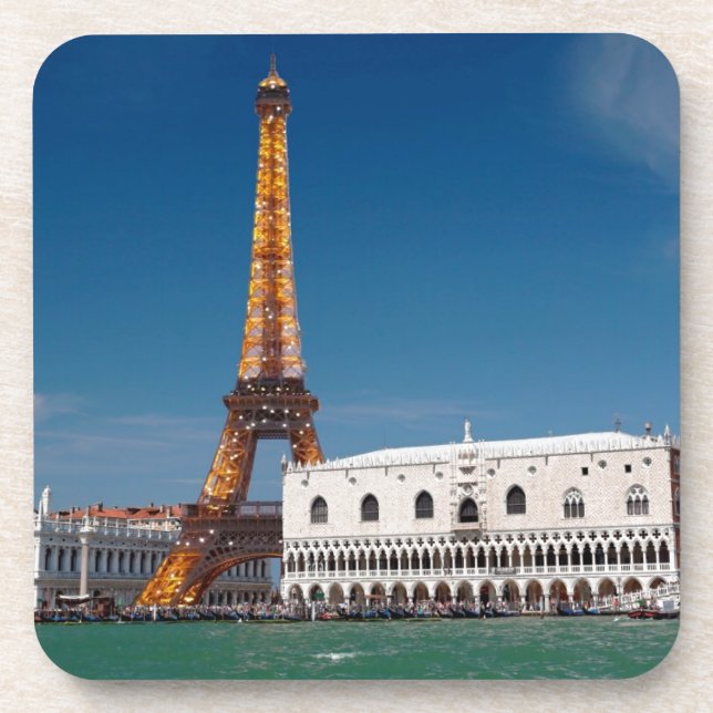 2 for 1 Venice and Paris - Mixed up World Coaster (Front)