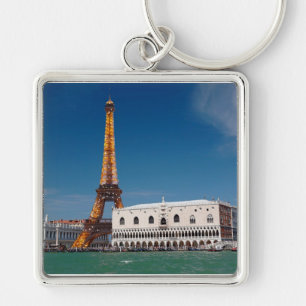 2 for 1 Venice and Paris - Mixed up World Keychain