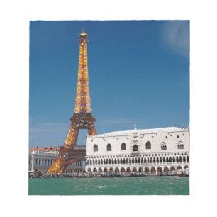 2 for 1 Venice and Paris - Mixed up World Notepad