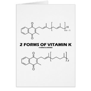 2 formes de vitamine K (molécules chimiques)