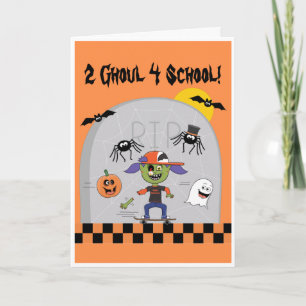 2 Ghoul 4 School Girl Card