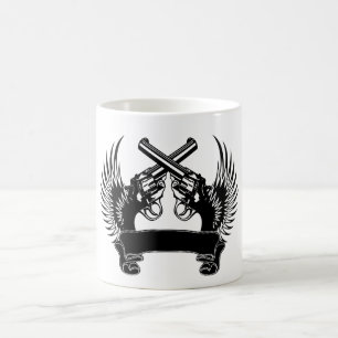 2 GUNS UP CUSTOMIZABLE COFFEE MUG