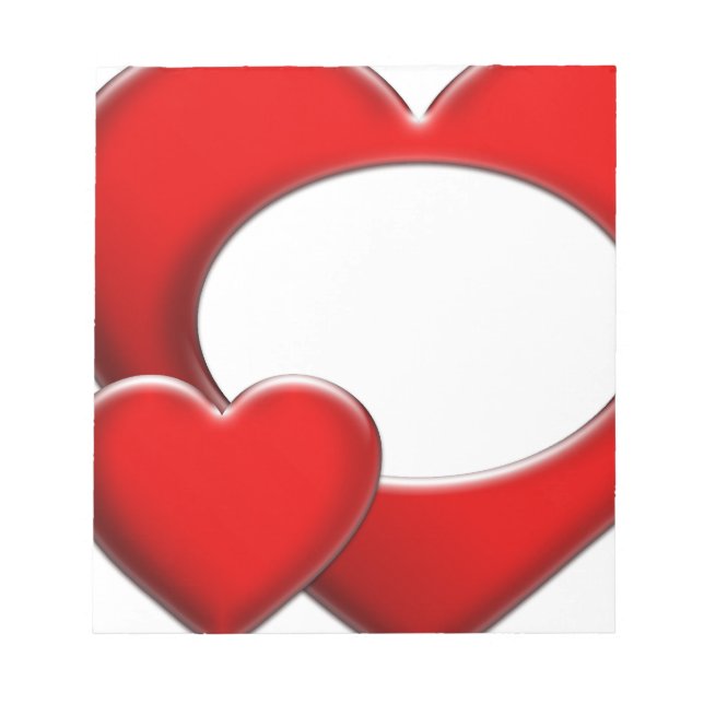 2 Hearts - frame Notepad (Front)