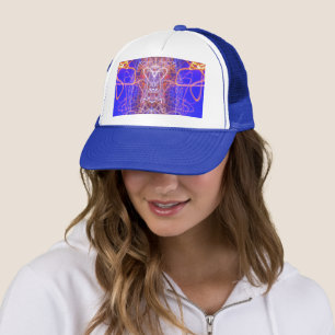 2-HEARTS IN A BLUE UNIVERSE, TRUCKER HAT