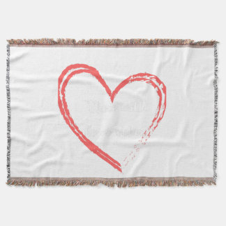 2 hearts throw blanket
