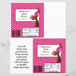 2 Hershey's Large Bar Wrapper Mod Mom Polka D