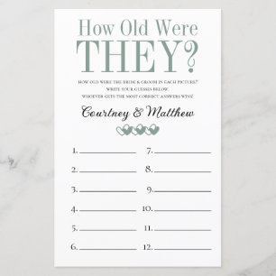 2 in 1 Bridal Shower Games