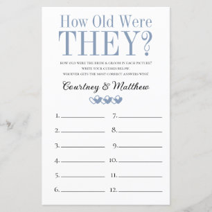 2 in 1 Bridal Shower Games