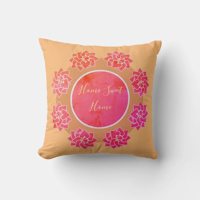 2-in-1 Comfortable and pretty throw pillow (Front)