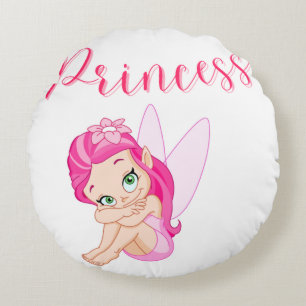 2 In 1 Pink Princess Fairy Throw Pillow
