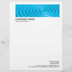 2 in Header 1/2 In Border 1in L Margin - Rings Let Letterhead