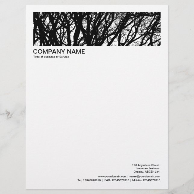 2 in Header 1/2 Inch Border - HC Branches Letterhead (Front)
