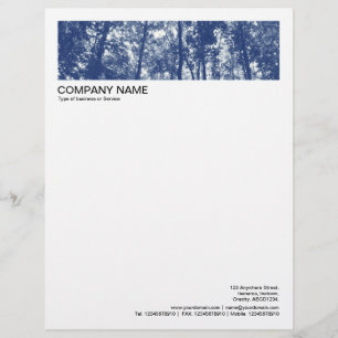 2 in Header 1/2 Inch Border -Woodland Letterhead
