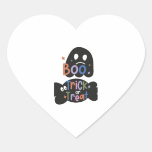 2 In One Halloween Stickers Boo and Trick or Treat