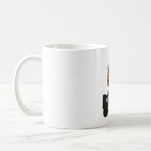 2 In One Halloween Stickers Boo and Trick or Treat Coffee Mug