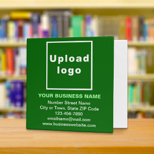 2 Inches Thick Business Green Binder