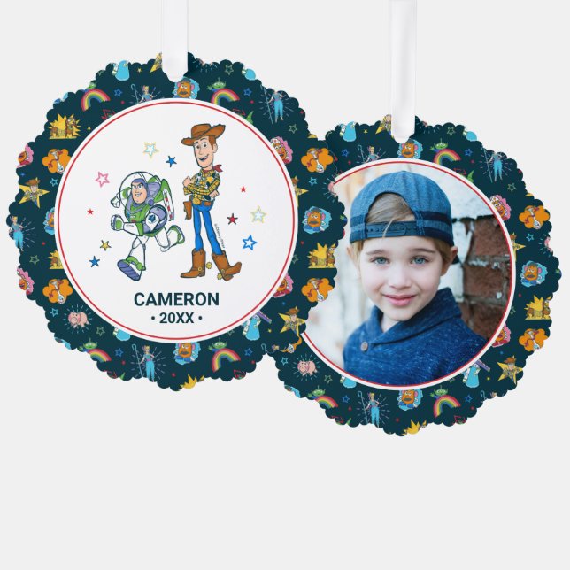 2 Infinity and Beyond Toy Story Ornament Card (Front/Back)