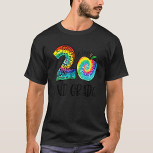 2 Is For 2nd Grade Tie Dye Student Teacher Back To T-Shirt