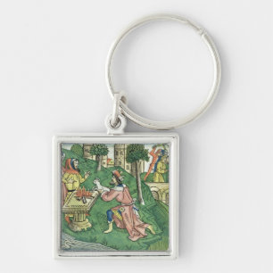 2 Kings 16 9-16 The people of Damascus are taken c Keychain