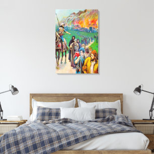 2 Kings 25 Judah Taken Captive to Babylon Canvas