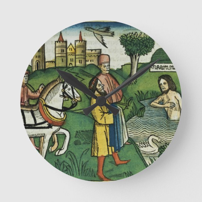 2 Kings 5 14 The cleansing of Naaman, from the 'Nu Round Clock (Front)