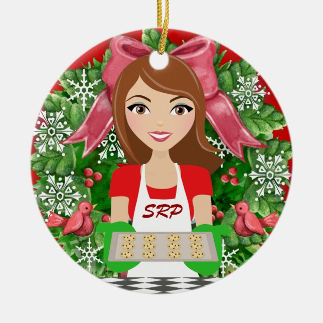 #2 Kitchen / Bakery - SRF Ceramic Ornament (Front)