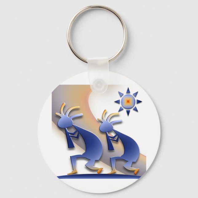 2 Kokopelli #128 Keychain (Front)