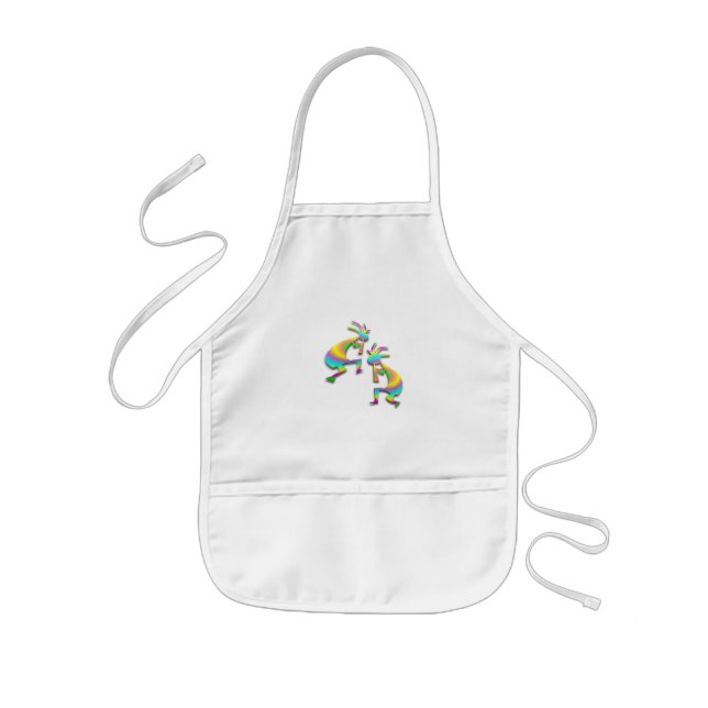 2 Kokopelli #32 Kids Apron (Front)