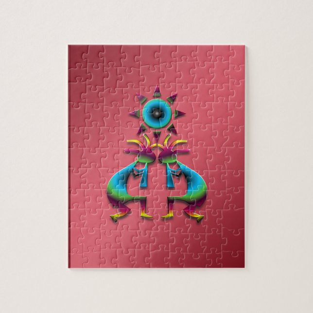 2 kokopelli #41 jigsaw puzzle (Vertical)