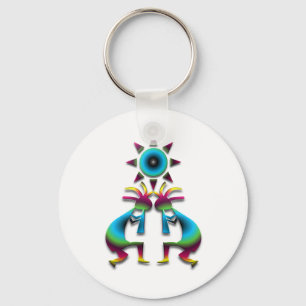 2 Kokopelli #41 Keychain