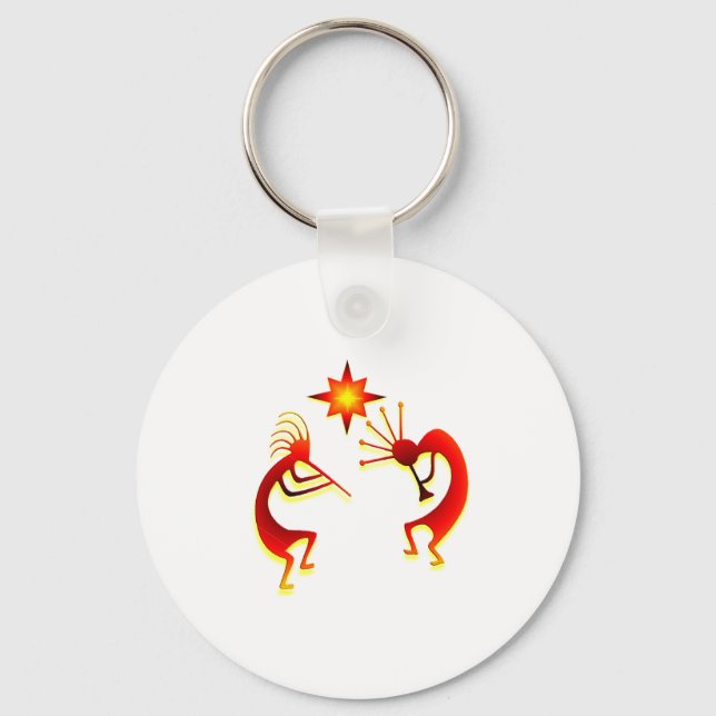 2 Kokopelli #52 Keychain (Front)