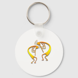 2 Kokopelli #65 Keychain