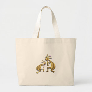2 Kokopelli #72 Large Tote Bag