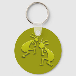 2 Kokopelli #78 Keychain