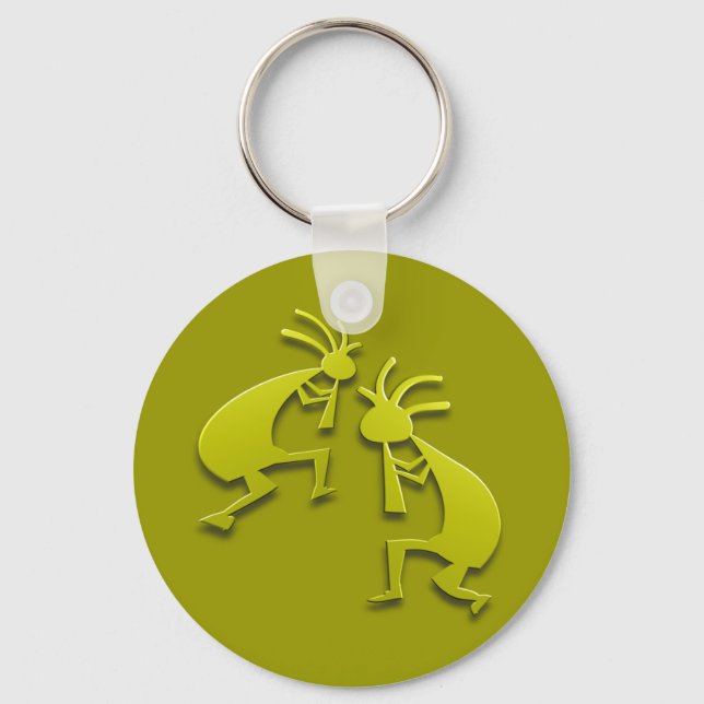 2 Kokopelli #78 Keychain (Front)