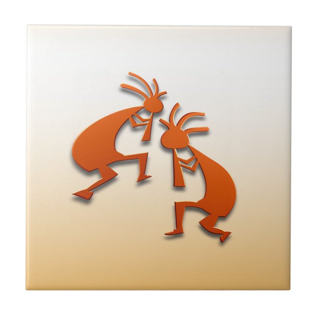 2 Kokopelli #82 Tile (Front)