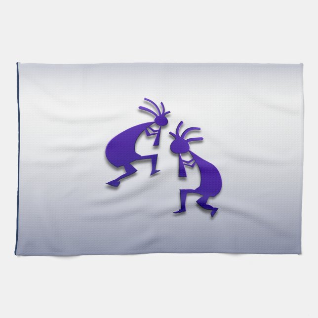 2 Kokopelli #83 Kitchen Towel (Horizontal)