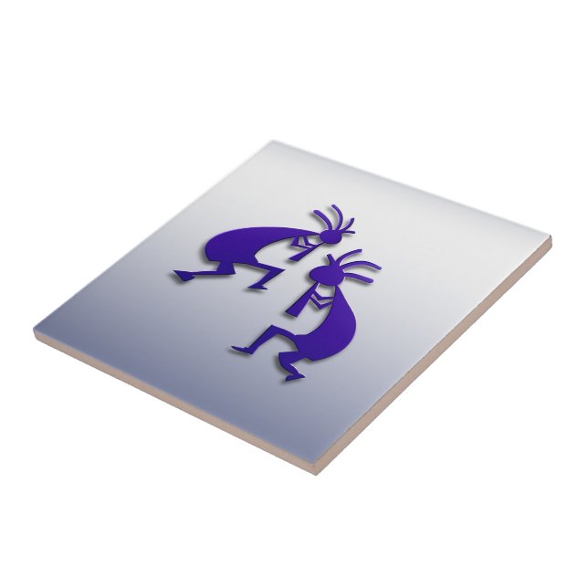 2 Kokopelli #83 Tile (Side)