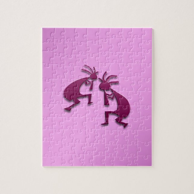 2 Kokopelli #85 Jigsaw Puzzle (Vertical)