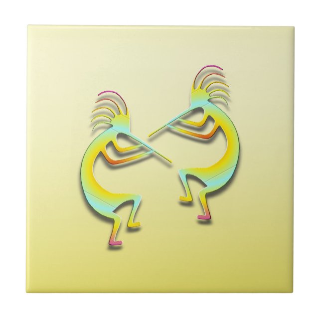2 Kokopelli #86 Tile (Front)