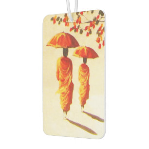2 Laotian Buddhist Monks Air Freshener