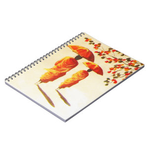 2 Laotian Buddhist Monks Notebook