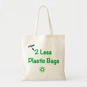 2 Less Plastic Bags