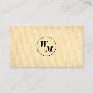 2 Letter Monogram / corporate Business Card