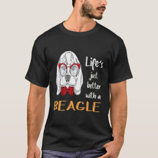 2 Life Just Better With A Beagle T-Shirt