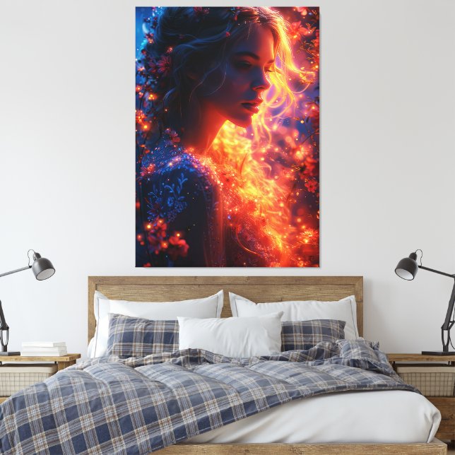 #2 Make believe World Canvas Print (Insitu(Bedroom))
