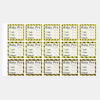 2 meals a day for planning Keto stickers